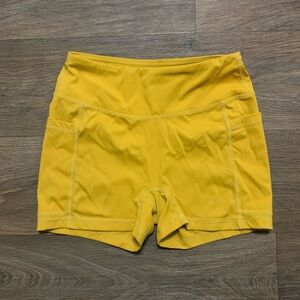 Yellow Women's Shorts